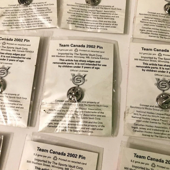 2002 Team Canada  Hockey Team Official Pin Collection Toronto Sun - Picture 15 of 16